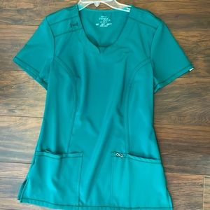 Cherokee infinity scrub top XS hunter green